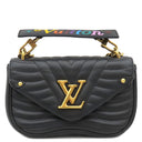 ルイヴィトン LOUIS VUITTON ニューウェーブ チェーンバッグ PM M51683 ブラック カーフ 2WAYバッグ ゴールド金具 黒 ショルダー ハンドバッグ