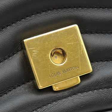 ルイヴィトン LOUIS VUITTON ニューウェーブ チェーンバッグ PM M51683 ブラック カーフ 2WAYバッグ ゴールド金具 黒 ショルダー ハンドバッグ