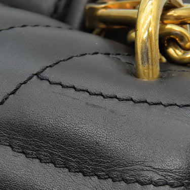 ルイヴィトン LOUIS VUITTON ニューウェーブ チェーンバッグ PM M51683 ブラック カーフ 2WAYバッグ ゴールド金具 黒 ショルダー ハンドバッグ
