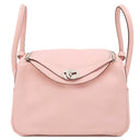 エルメス HERMES リンディ26 ローズサクラ ヴォースイフト 2WAYバッグ シルバー金具