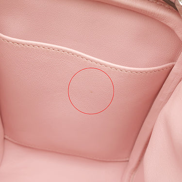 エルメス HERMES リンディ26 ローズサクラ ヴォースイフト 2WAYバッグ シルバー金具
