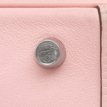 エルメス HERMES リンディ26 ローズサクラ ヴォースイフト 2WAYバッグ シルバー金具