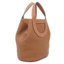 エルメス HERMES インザループ 23 ゴールド トリヨンクレマンス ヴォースイフト ハンドバッグ ゴールド金具 茶 2025年製