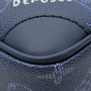 ルイヴィトン LOUIS VUITTON トロカデロ ウェアラブル ウォレット M26826 オセアン レザー モノグラムヘリテージキャンバス ショルダーバッグ シルバー金具 青