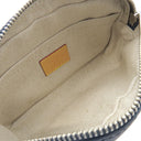 ルイヴィトン LOUIS VUITTON トロカデロ ウェアラブル ウォレット M26826 オセアン レザー モノグラムヘリテージキャンバス ショルダーバッグ シルバー金具 青