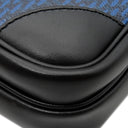 ルイヴィトン LOUIS VUITTON アマゾン スリングバッグ N50011 マリーヌ レザー ダミエグラフィット3Dキャンバス ボディバッグ シルバー金具 ショルダーバッグ 青