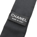 シャネル CHANEL COCO スリム バンドー ブラック×マルチカラー シルク スカーフ 黒 ココマーク ロゴ ツイリー