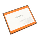 エルメス HERMES カルメン エトゥープ ラムスキン キーリング シルバー金具 グレージュ 単色 2024年製