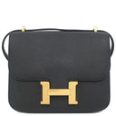 エルメス HERMES コンスタンスミニ 3 ミロワール ブラック ヴォーエプソン ショルダーバッグ ゴールド金具 黒