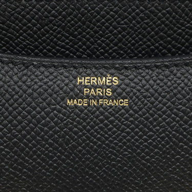 エルメス HERMES コンスタンスミニ 3 ミロワール ブラック ヴォーエプソン ショルダーバッグ ゴールド金具 黒