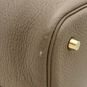 エルメス HERMES ピコタンロック MM エトゥープ トリヨンクレマンス ハンドバッグ ゴールド金具 グレージュ