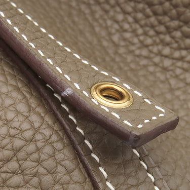 エルメス HERMES ピコタンロック MM エトゥープ トリヨンクレマンス ハンドバッグ ゴールド金具 グレージュ