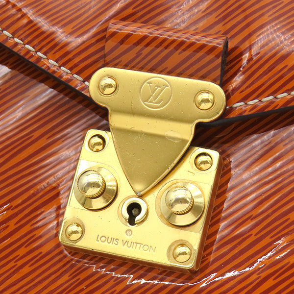 ルイヴィトン LOUIS VUITTON 2WAYバッグ ポシェット メティス MM モノグラムキャンバス シャイニーエピレザー オレンジ×ブラウン ゴールド金具 茶 ショルダー エナメル M54991 RFID 【保存袋】【中古】 ルイヴィトン LOUIS VUITTON ポシェット メティス MM M54991 オレンジ