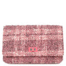 シャネル CHANEL ツイード チェーンウォレット 2.55 ピンク ツイード ショルダーバッグ シルバー金具 チェーンウォレット