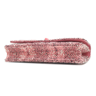 シャネル CHANEL ツイード チェーンウォレット 2.55 ピンク ツイード ショルダーバッグ シルバー金具 チェーンウォレット
