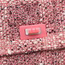 シャネル CHANEL ツイード チェーンウォレット 2.55 ピンク ツイード ショルダーバッグ シルバー金具 チェーンウォレット