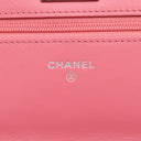 シャネル CHANEL ツイード チェーンウォレット 2.55 ピンク ツイード ショルダーバッグ シルバー金具 チェーンウォレット
