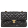 シャネル CHANEL マトラッセ Wフラップ チェーンショルダー ブラック レザー ショルダーバッグ ゴールド金具 黒 ココマーク