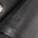 シャネル CHANEL マトラッセ Wフラップ チェーンショルダー ブラック レザー ショルダーバッグ ゴールド金具 黒 ココマーク
