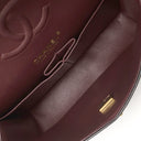シャネル CHANEL マトラッセ Wフラップ チェーンショルダー ブラック レザー ショルダーバッグ ゴールド金具 黒 ココマーク