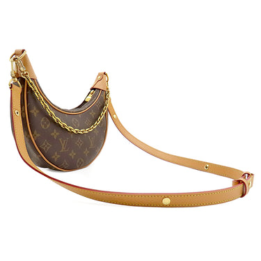 ルイヴィトン LOUIS VUITTON ループ M81098 モノグラム モノグラムキャンバス 2WAYバッグ ゴールド金具 茶 ハンドバッグ ショルダー