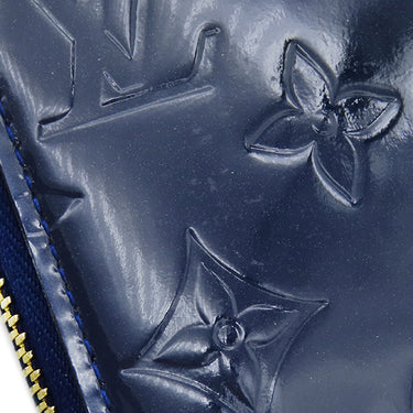 ルイヴィトン LOUIS VUITTON ジッピー ウォレット M90047 グランブルー モノグラムヴェルニ 長財布 ゴールド金具 青 ラウンドファスナー