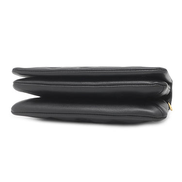 ルイヴィトン LOUIS VUITTON ポシェットクッサン M82116 ブラック ラムスキン 2WAYバッグ ゴールド金具 黒 チェーンショルダー クラッチ