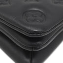 ルイヴィトン LOUIS VUITTON ポシェットクッサン M82116 ブラック ラムスキン 2WAYバッグ ゴールド金具 黒 チェーンショルダー クラッチ
