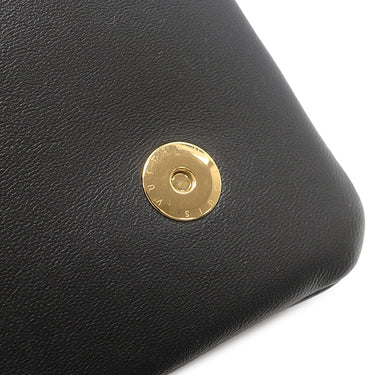 ルイヴィトン LOUIS VUITTON ポシェットクッサン M82116 ブラック ラムスキン 2WAYバッグ ゴールド金具 黒 チェーンショルダー クラッチ