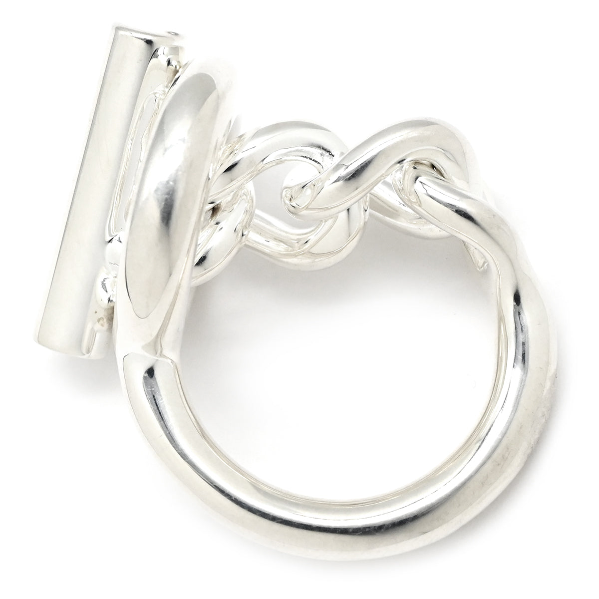 エルメス HERMES エシャペ クロワゼット MM シルバー シルバー925 #53