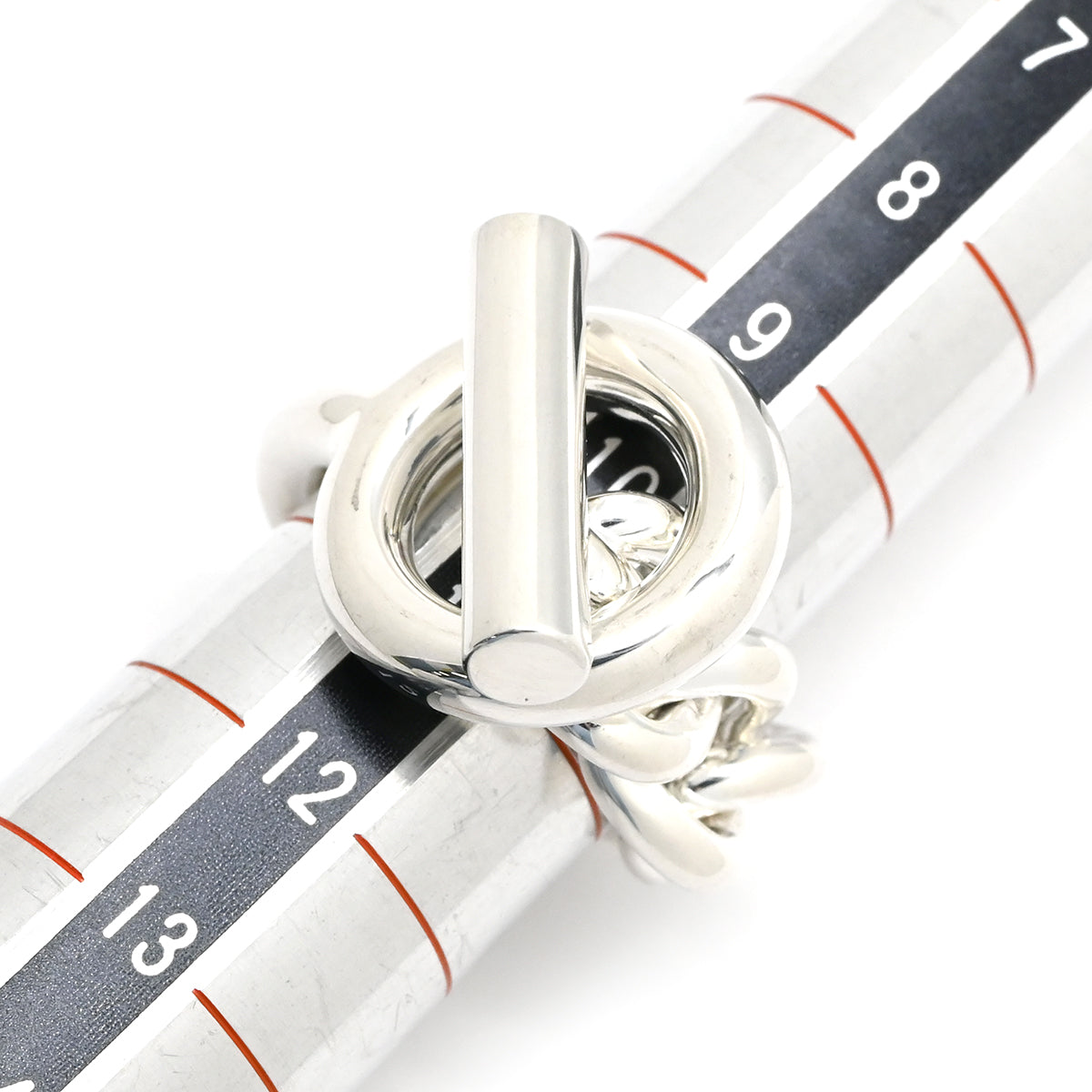 エルメス HERMES エシャペ クロワゼット MM シルバー シルバー925 #53