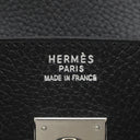 エルメス HERMES バーキン30 ブラック アルデンヌ ハンドバッグ シルバー金具 黒