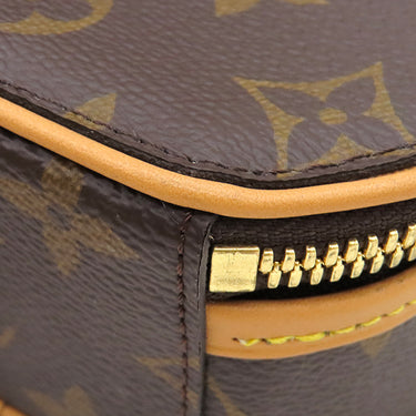 ルイヴィトン LOUIS VUITTON ミニ ボワット シャポー M44699 モノグラム モノグラムキャンバス 2WAYバッグ ゴールド金具 茶 ミニショルダー 丸型