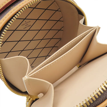ルイヴィトン LOUIS VUITTON ミニ ボワット シャポー M44699 モノグラム モノグラムキャンバス 2WAYバッグ ゴールド金具 茶 ミニショルダー 丸型