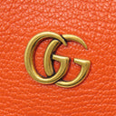 グッチ GUCCI GGマーモント アフロディーテ 739076 オレンジ レザー ハンドバッグ ヴィンテージ金具 橙 ミニショルダー