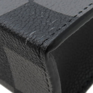 ルイヴィトン LOUIS VUITTON サック プラ XS N60479 ブラック レザー ダミエチェッカーボードキャンバス 2WAYバッグ シルバー金具 黒 グレー トップハンドル