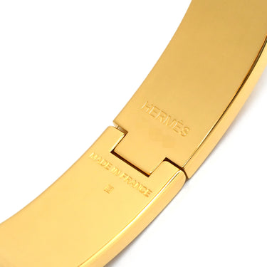 エルメス HERMES クリックH PM ソレール GP エナメル ブレスレット ゴールド金具 Hブレス クリッククラック 【翼をはためかせて】