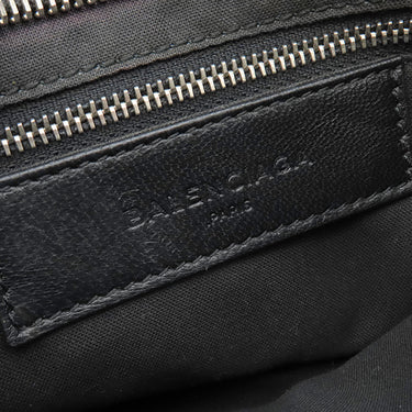 バレンシアガ BALENCIAGA クラシック ミニシティ 300295 ブラック×グリーン×ブラック レザー キャンバス ラバー 2WAYバッグ シルバー金具 ミニバッグ ショルダー ミラー欠品