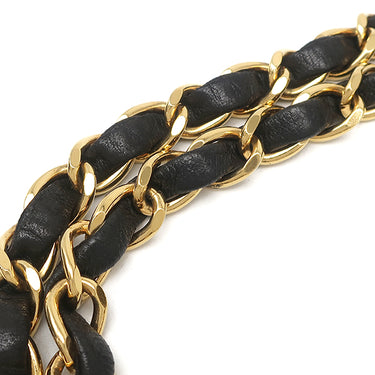 シャネル CHANEL ダイアナ 22 A01164 ブラック ラムスキン ショルダーバッグ ゴールド金具 黒 ココマーク