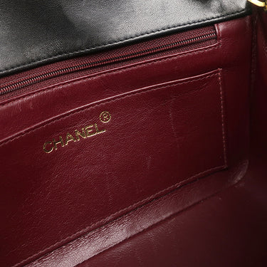 シャネル CHANEL ダイアナ 22 A01164 ブラック ラムスキン ショルダーバッグ ゴールド金具 黒 ココマーク