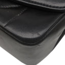 シャネル CHANEL ダイアナ 22 A01164 ブラック ラムスキン ショルダーバッグ ゴールド金具 黒 ココマーク