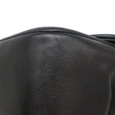 シャネル CHANEL ダイアナ 22 A01164 ブラック ラムスキン ショルダーバッグ ゴールド金具 黒 ココマーク