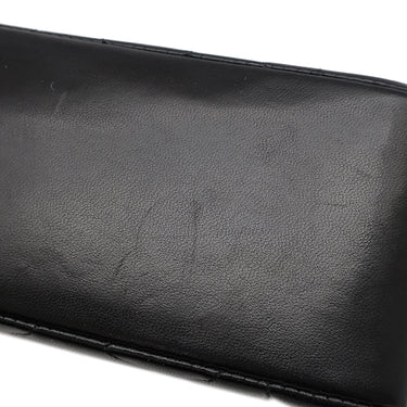 シャネル CHANEL ダイアナ 22 A01164 ブラック ラムスキン ショルダーバッグ ゴールド金具 黒 ココマーク