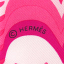 エルメス HERMES ツイリー ローズ×ホワイト×フューシャ シルク スカーフ 【BRIDES DE GALA SHADOW/ブリッドドゥガラ シャドー】