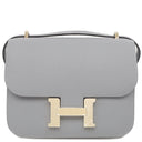 エルメス HERMES コンスタンスミニ 3 ミロワール グリパンタン ヴォーエプソン ショルダーバッグ ゴールド金具 新品 ヘアライン 2025年製