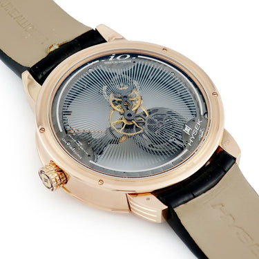 腕時計 ハイゼック Hysek IO スケルトン トゥールビヨン IO4926R04 手巻き メンズ K18PG無垢 純正ブラックダイヤ 限定8本