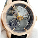 腕時計 ハイゼック Hysek IO スケルトン トゥールビヨン IO4926R04 手巻き メンズ K18PG無垢 純正ブラックダイヤ 限定8本