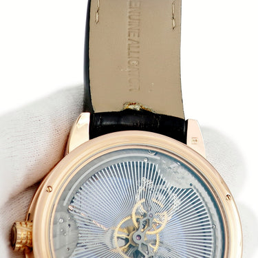 腕時計 ハイゼック Hysek IO スケルトン トゥールビヨン IO4926R04 手巻き メンズ K18PG無垢 純正ブラックダイヤ 限定8本