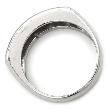 ノンブランド NON BRAND ダイヤ 1.04ct 一文字リング プラチナシルバー Pt900 ダイヤモンド リング 指輪 プラチナ950 ラウンドブリリアント 11.5号