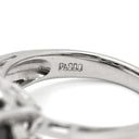 ノンブランド NON BRAND 黒蝶パール 15.2mm ダイヤ グレー×プラチナシルバー Pt900 パール ダイヤモンド リング 指輪 シルバー 黒 1P 1粒 真珠 大粒 Pt900 パヴェ ラウンドシェイプ 12.5号